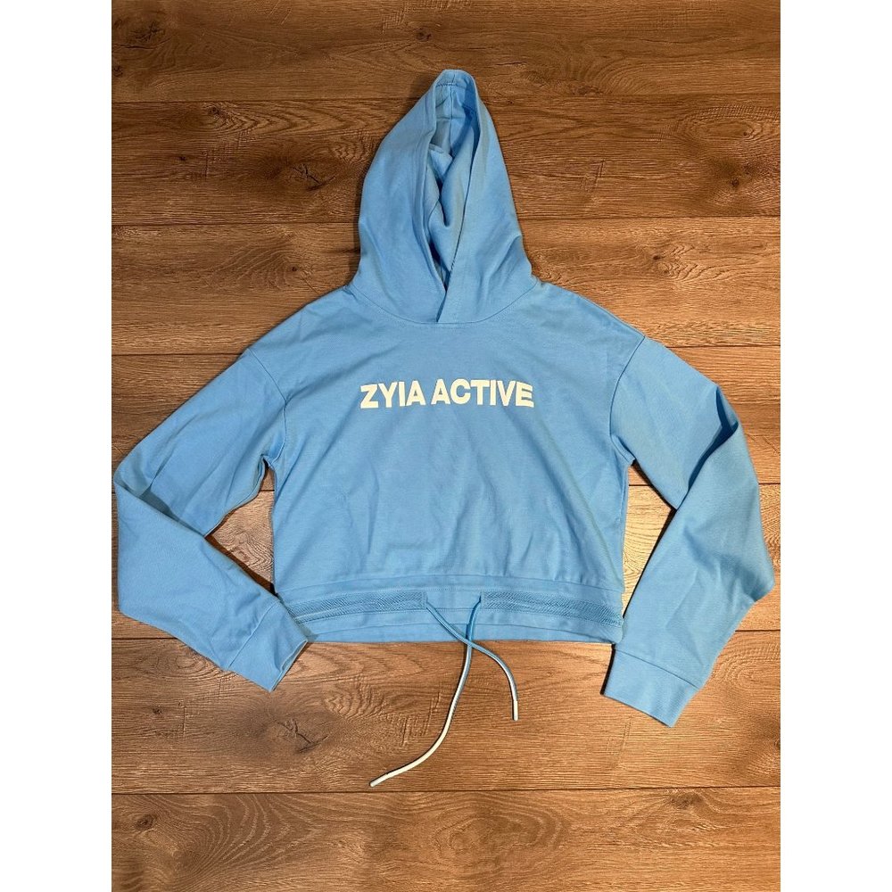 Ziya Actuve Bright Blue cropped hoodie M